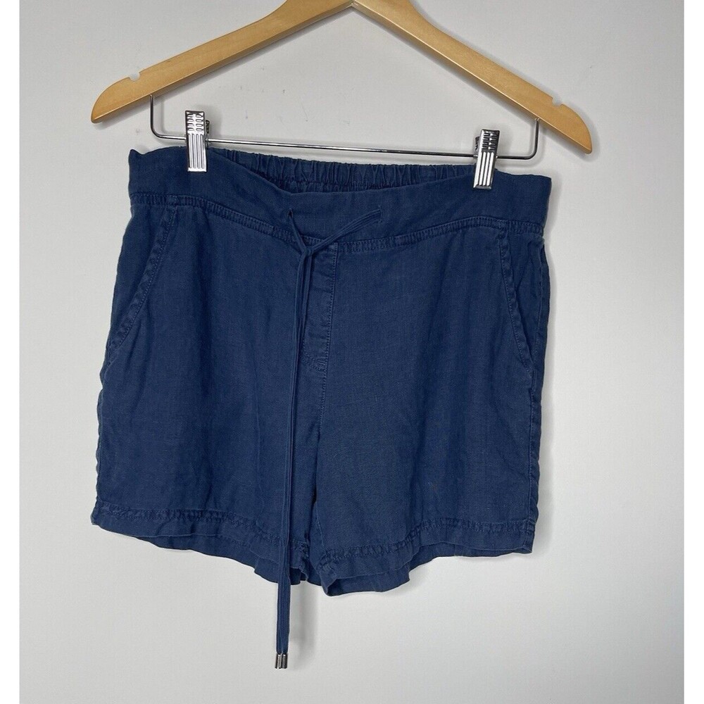 Tommy Bahama Two Palms 100% Linen Drawstring Shorts Women's Size 6